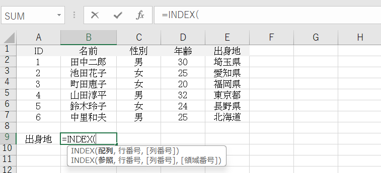 INDEXとは1